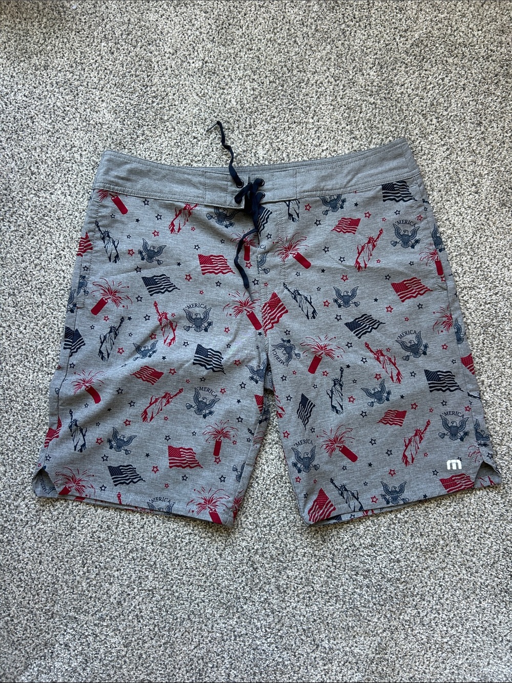 Travis Matthew Patriotic Swim Shorts